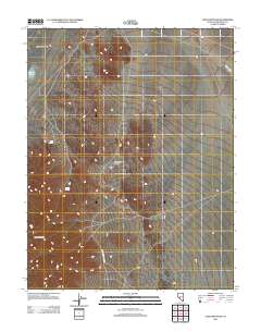 Lone Mountain 2012 topographic map thumbnail