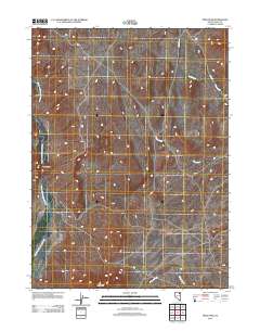 Peko Peak 2012 topographic map thumbnail