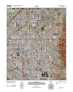 Las Vegas NE 2012 topographic map thumbnail