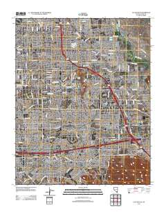 Las Vegas SE 2012 topographic map thumbnail