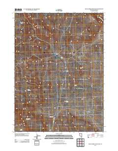 Nellie Spring Mountain 2011 topographic map thumbnail