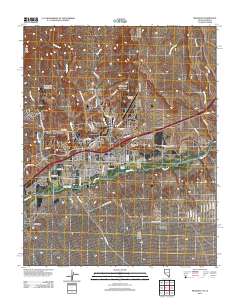 Mesquite 2012 topographic map thumbnail