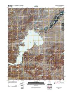 Lahontan Dam 2011 topographic map thumbnail