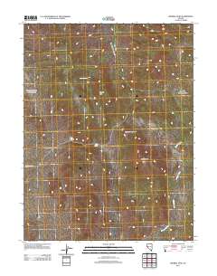 Mineral Peak 2011 topographic map thumbnail