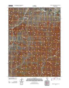 Ninemile Mountain NE 2012 topographic map thumbnail
