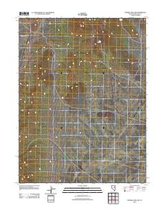 Ninemile Well NW 2012 topographic map thumbnail