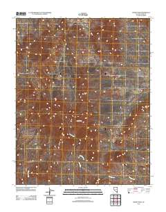 Muddy Peak 2012 topographic map thumbnail