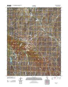 Pioche 2012 topographic map thumbnail