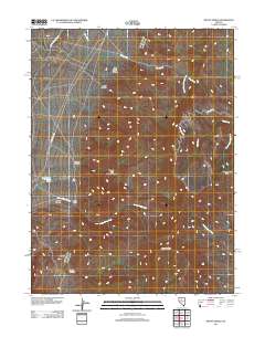 Mount Moses 2011 topographic map thumbnail
