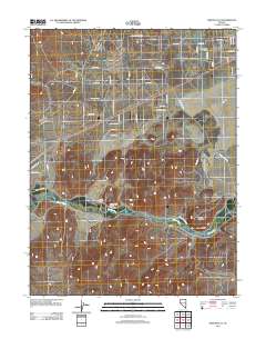 Misfits Flat 2011 topographic map thumbnail