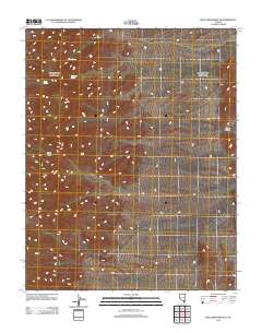 Mule Deer Ridge SE 2012 topographic map thumbnail