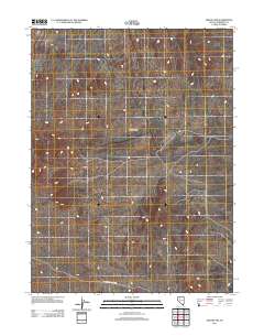 Oreana NW 2011 topographic map thumbnail