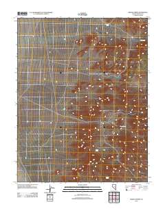 Oreana Spring 2012 topographic map thumbnail