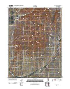 Oxley Peak 2012 topographic map thumbnail