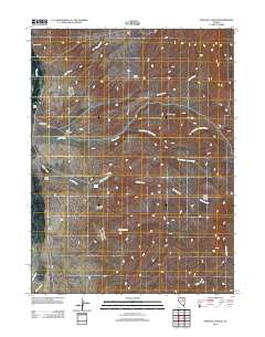 Papoose Canyon 2012 topographic map thumbnail