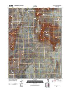 Pinto Mountain 2011 topographic map thumbnail