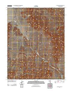 Seaman Wash 2012 topographic map thumbnail