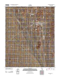 Searchlight 2012 topographic map thumbnail