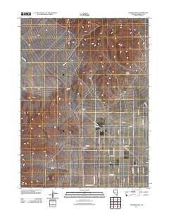 Paradise Well 2011 topographic map thumbnail