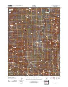 Poodle Mountain 2011 topographic map thumbnail