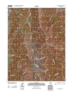 Mount Grant 2011 topographic map thumbnail