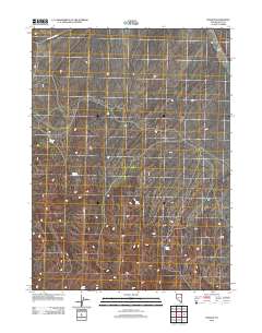 Pequop 2012 topographic map thumbnail