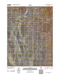 Pequop Summit SW 2012 topographic map thumbnail