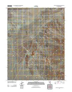 North of Silver Peak 2011 topographic map thumbnail
