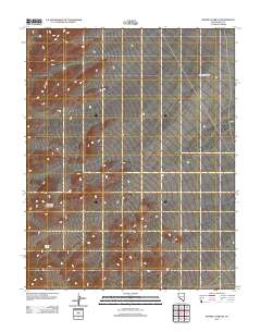 Bonnie Claire SE 2012 topographic map thumbnail