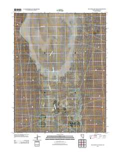 Blue Wing Flat South 2011 topographic map thumbnail