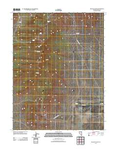 Bellevue Peak 2012 topographic map thumbnail