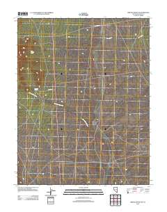 Bristol Range NE 2012 topographic map thumbnail