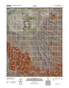 Amargosa Flat 2012 topographic map thumbnail