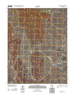Bennett Pass 2012 topographic map thumbnail