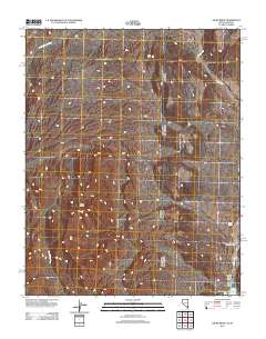 Azure Ridge 2012 topographic map thumbnail