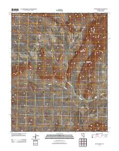 Bitter Spring 2012 topographic map thumbnail