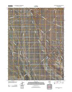 Bartine Ranch NW 2012 topographic map thumbnail