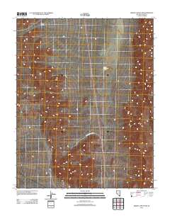 Arrow Canyon NW 2012 topographic map thumbnail