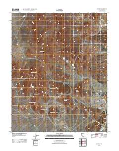 Beatty 2012 topographic map thumbnail