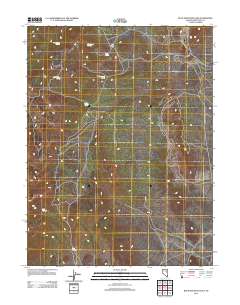 Buck Mountain East 2012 topographic map thumbnail