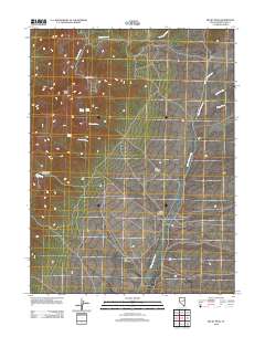 Becky Peak 2012 topographic map thumbnail