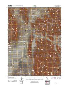 Astor Pass 2011 topographic map thumbnail