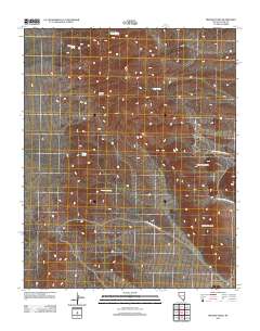 Ireteba Peaks 2012 topographic map thumbnail