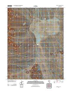 Kibby Flat 2012 topographic map thumbnail
