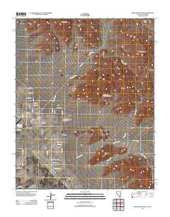 Shenandoah Peak 2012 topographic map thumbnail