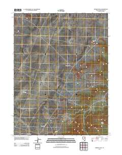 Ninemile Well 2012 topographic map thumbnail