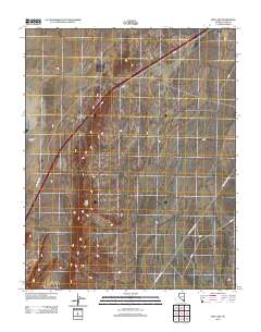 Dry Lake 2012 topographic map thumbnail