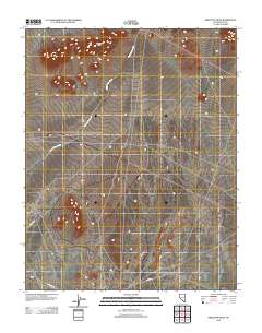 Skeleton Hills 2012 topographic map thumbnail