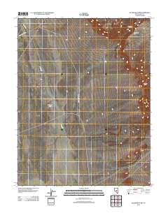 Buckwheat Rim 2012 topographic map thumbnail