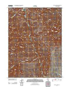 Buffalo Creek 2011 topographic map thumbnail